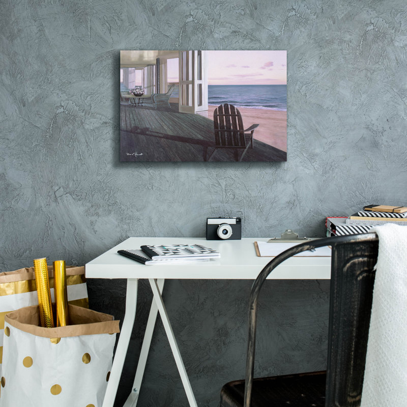 «Beach House» par Diane Romanello, H 12 po x l 18 po x P 0,75 po