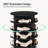 Yasmani 20 Pair Rotating Shoe Rack, 360° Rotating-590952150