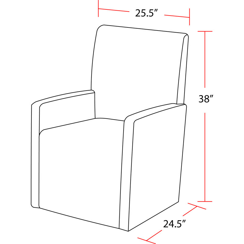 Pula 19'' H Upholstered Armchair