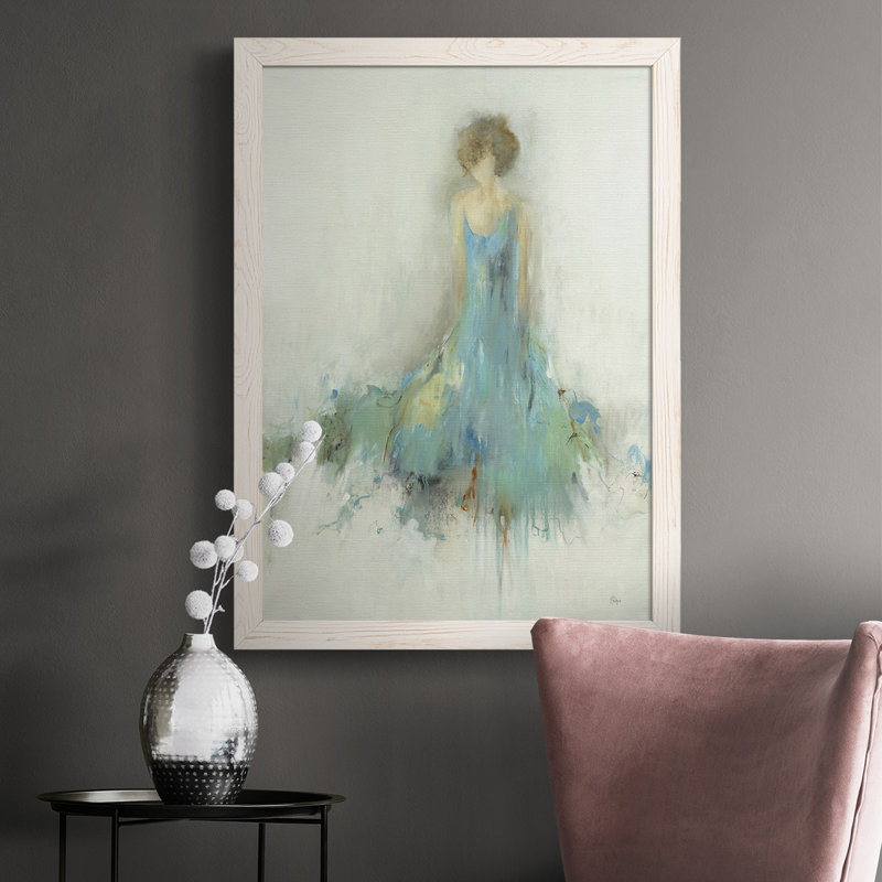 " Reflection On You ", White Framed, 37.5" H x 27.5" W x 1" D