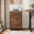 Modern 3-Drawer Rolling Vertical File Cabinet With Locking Casters,  Mobile Printer Stand For Home Office-1177238353