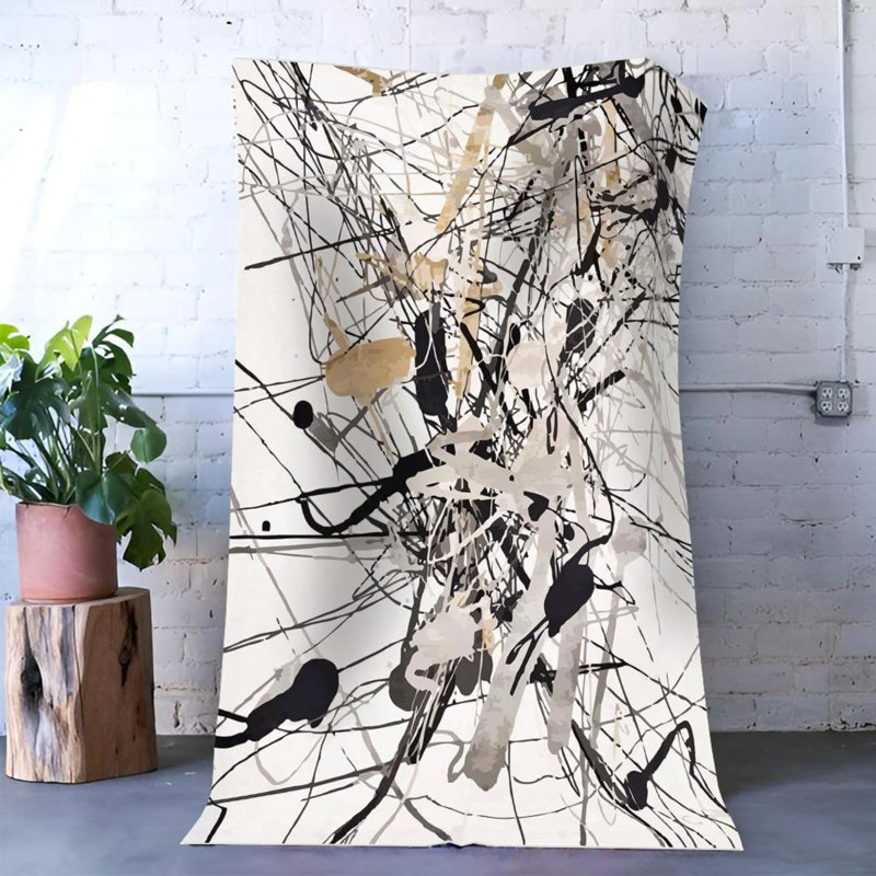 Tapis intérieur / extérieur en polypropylène tissé à la machine Killinger, Rectangle 2 pi 8 po x 5 pi