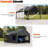 10 pi. L 20 pi. D Abri d'auto portatif-92520631