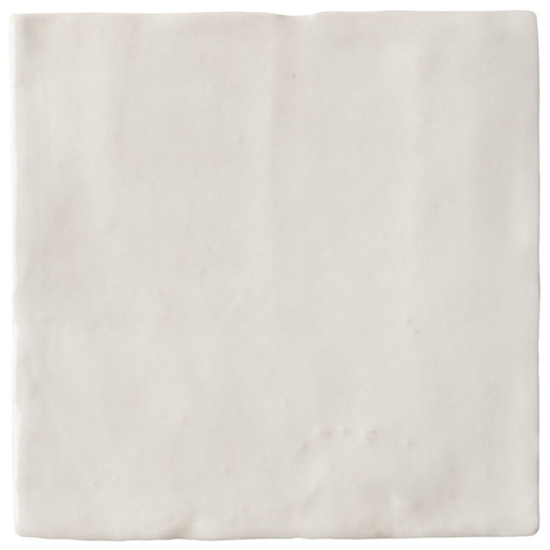 Portmore 4x4 Glazed Ceramic Tile, White