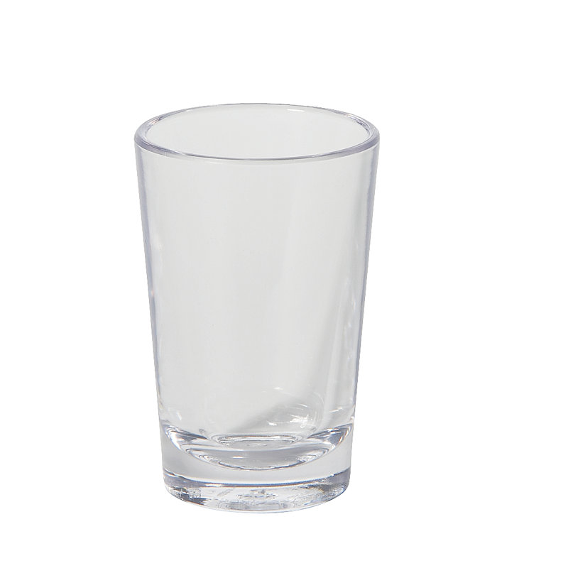 Verre à découpage en plastique 2 oz.