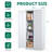 Metal Storage Cabinet with Doors and 3 Adjustable Shelves