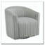 Fauteuil demi-tonneau pivotant Plush