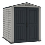 Yardmate Plus 5 ft. 7 in. W x 8 ft. D Plastic Traditional Storage Shed