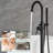 Floor Tub Spout with Diverter