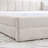 Upholstered Bed Frame with Thick Fabric-901659410