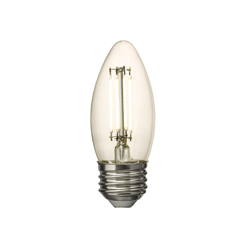 Visual Comfort & Co. LED Torpedo shape 5W E-26 Medium base Clear Edison Style light bulb, 2700 Kelvins