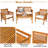 Roxbury 4 - Person Patio Conversation Set with Cushions