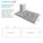 Transolid Trimslate Plus 60-in x 42-in Zero Threshold Shower Base with Center Drain-115485095