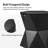 Nikolaus Modern Octagonal End Table with Sculptural Geometric Base and Veneer Finish-1433375947