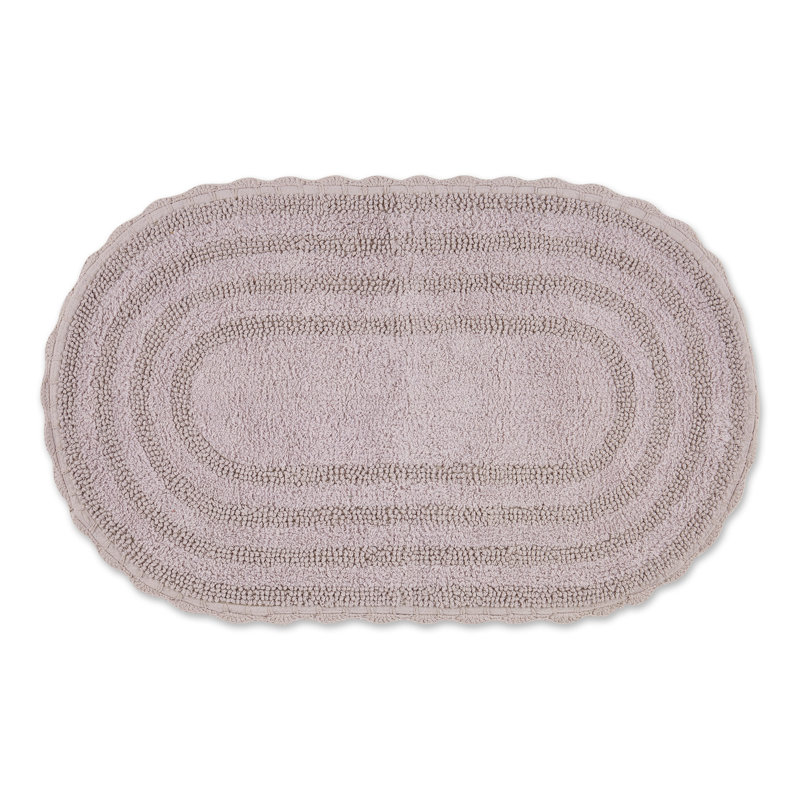 Hively Cotton Bath Mat, Large, Dusty Lilac