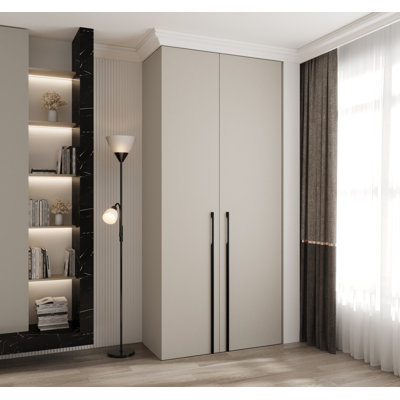 2 Door Manufactured Wood Wardrobe
