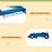 Full Size Race Car-Shaped Platform Bed With Wheels-944973485