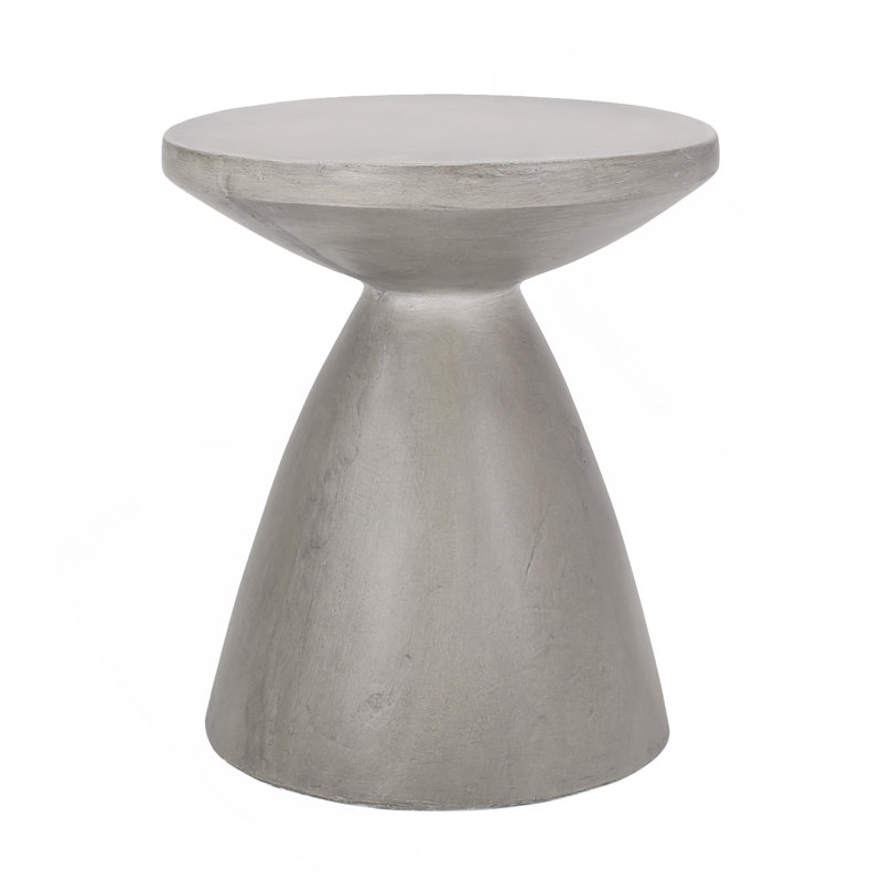 Outdoor Lightweight Concrete Side Table