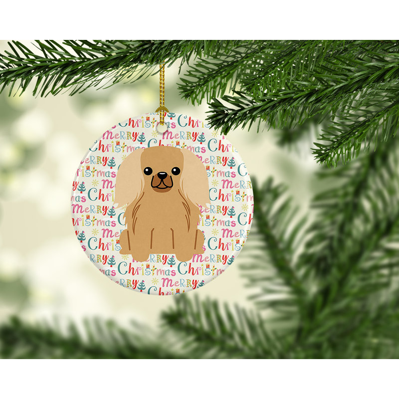 Ornement suspendu Mable Christmas Pekingese Fawn Sable
