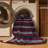 Machine Washable Horizontal Stripes Red Area Rug