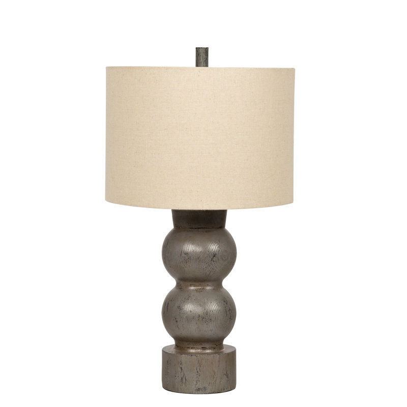 Dutcher Table Lamp, Distressed Gray