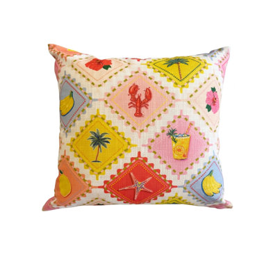 Ensemble de 2 coussins d'extérieur, tissu UV résistant aux intempéries et à la décoloration, rembourrage de soutien haute densité, idéal pour les bancs de patio et les sièges d'extérieur