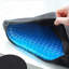 Gel Seat Cushion Double Layer Honeycomb Seat Cushion Pain Relief Chair Pad with Zipper Cover
