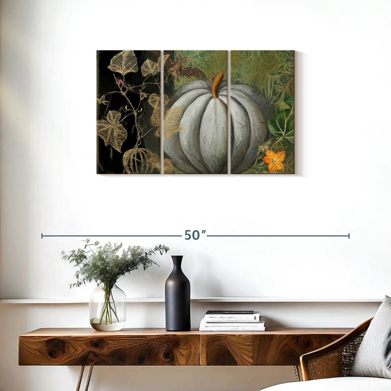 Yarlin Fresh Pumpkin, 20" H x 33" W