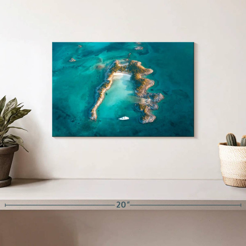 Gillard Bahamas Island Yacht, H 8 po x l 12 po