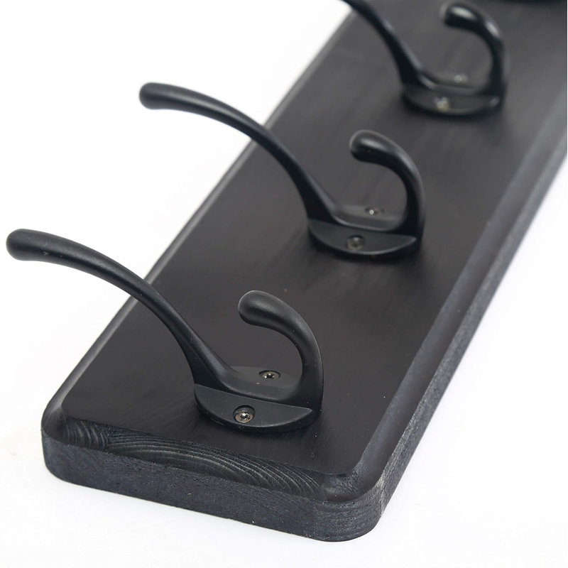 Steel Wall Hook, Black