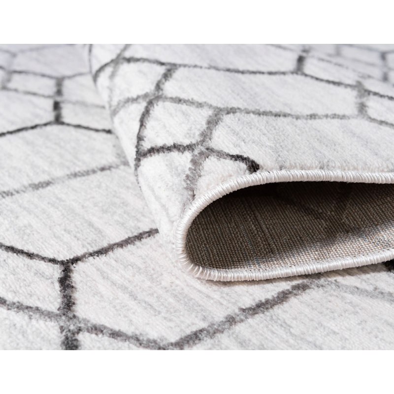 Clidy Abstract Indoor Rug, Rectangle 9'10" x 14'