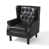 Black Faux Leather selected