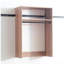 Devi Oak Wall Mounted Wood Closet System