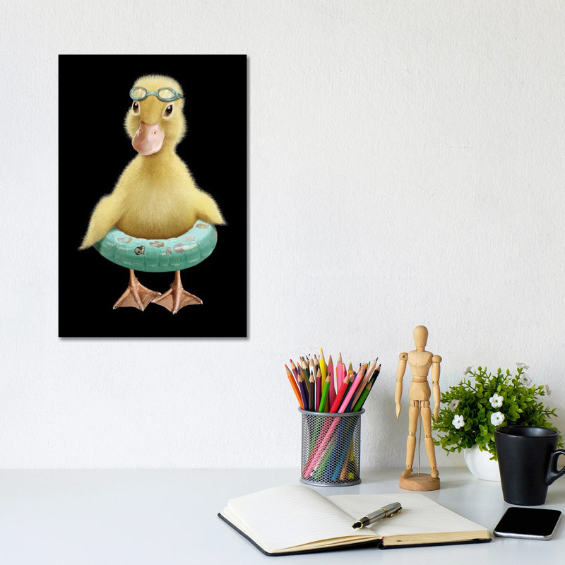 Duck by Adam Lawless - Wrapped Canvas Gallery-Wrapped Canvas Giclée, 20.32 cm H x 30.48 cm W