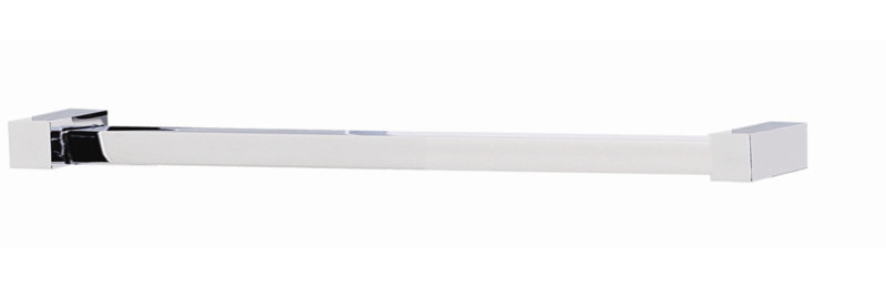 SPA 2 12.75" Wall Mounted Towel Bar, Polished Chrome,  0.75" H x 12.75" L x 2.38"D