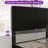 Full Size Velvet Upholstered Platform Bed with Adjustable Headboard and Wooden Slats-1221684239-1221684232