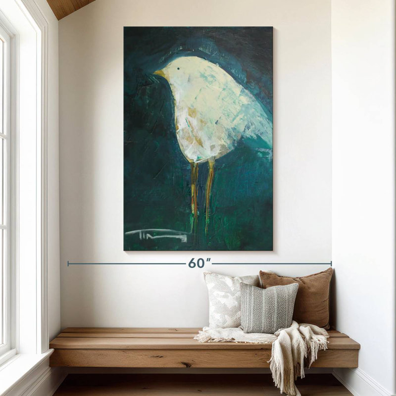 Brampt Waiting Bird, 51" H x 34" W