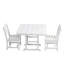 Ensembles de salle à manger de patio peu encombrants, bistro moderne Hdpe pour balcon