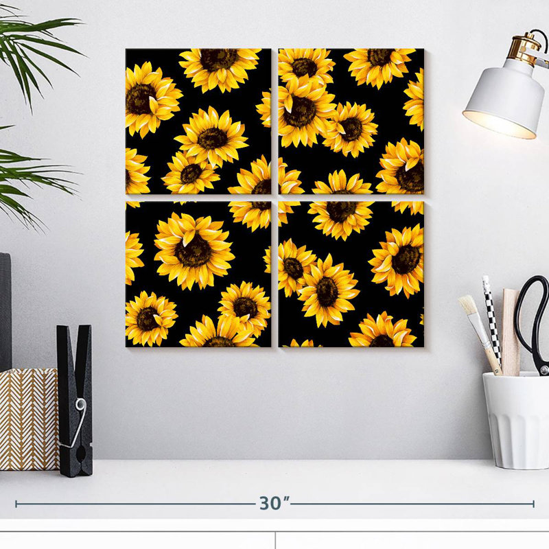 Tournesols décoratifs Harnek, H 18 po x l 18 po