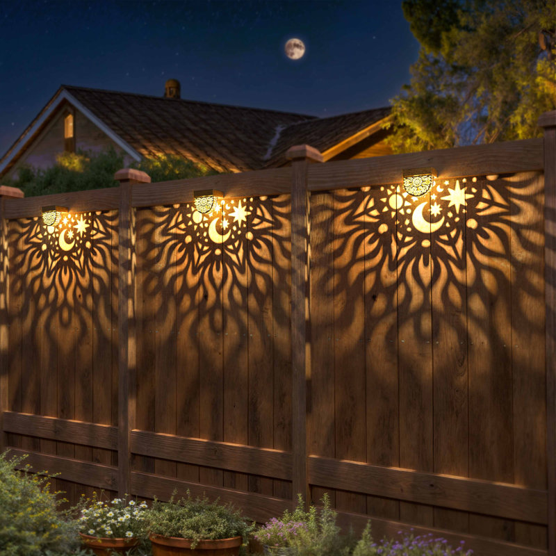 Éclairage solaire décoratif pour marches solaires, Gold