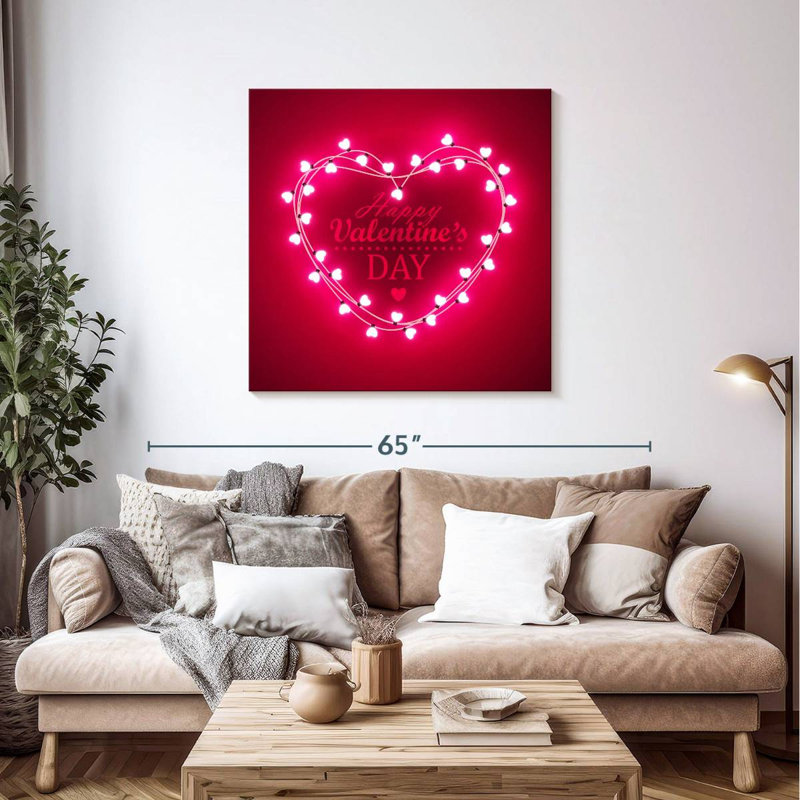 Lumières du cœur de la Saint-Valentin Lelend