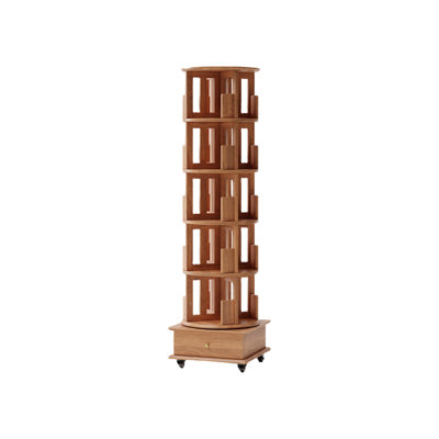 Modern style rotating bookcase