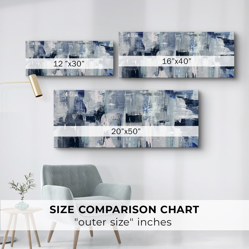Montagnes printanières - Toile tendue avec châssis - Prêt à accrocher, H 12 po x l 30 po