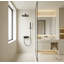 Système de douche à pluie haute pression 10 po, robinet de douche mural avec douchette-118735057