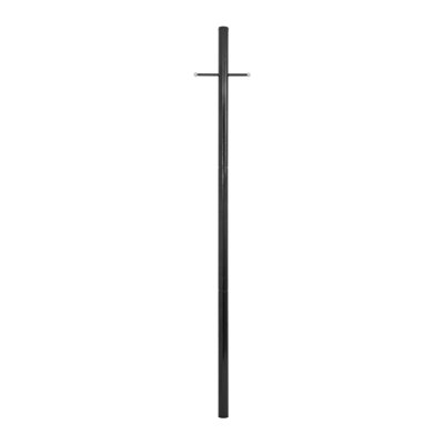 Outdoor Lamp Post With Cross Arm, Split Street Light Pole, Outdoor Lamp Post For Driveway, Pathways, Front Yard