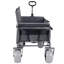 Le chariot pliable 3-en-1 se convertit en un chariot de chariot pliant convertible avec un plateau pliable monté à l'arrière-763431778