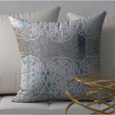 Housse de coussin décoratif carrée et insert