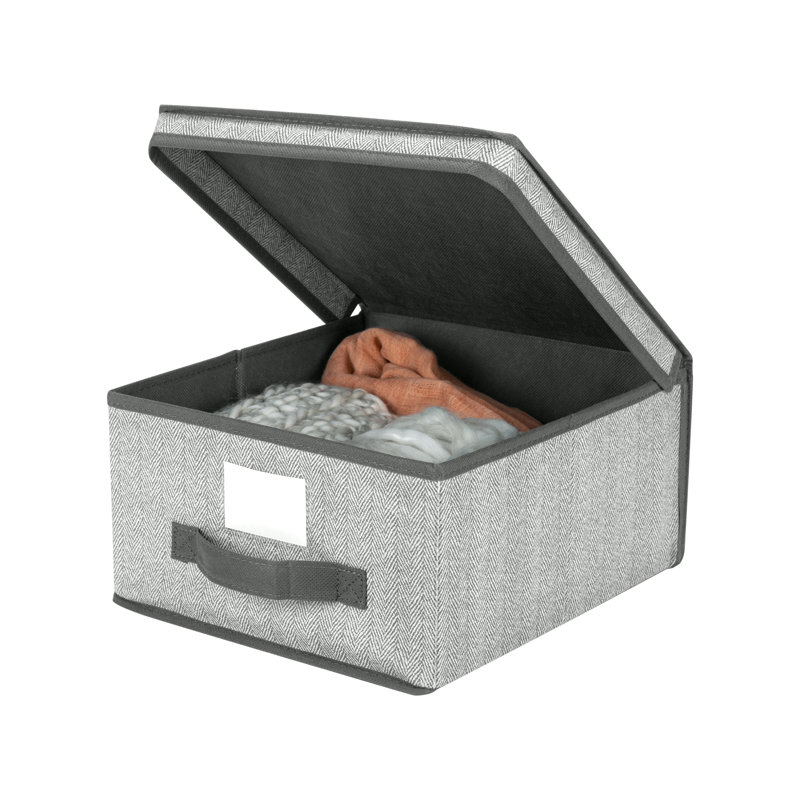 Simplify Fabric Bin, 6.3" H x 11.81" W x 11.81" D