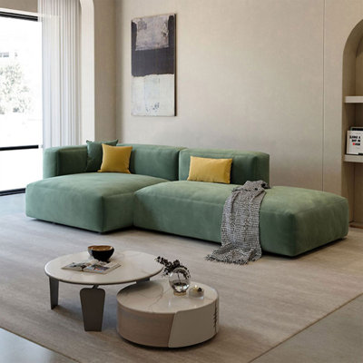 Canapé modulaire 2 pièces rembourré