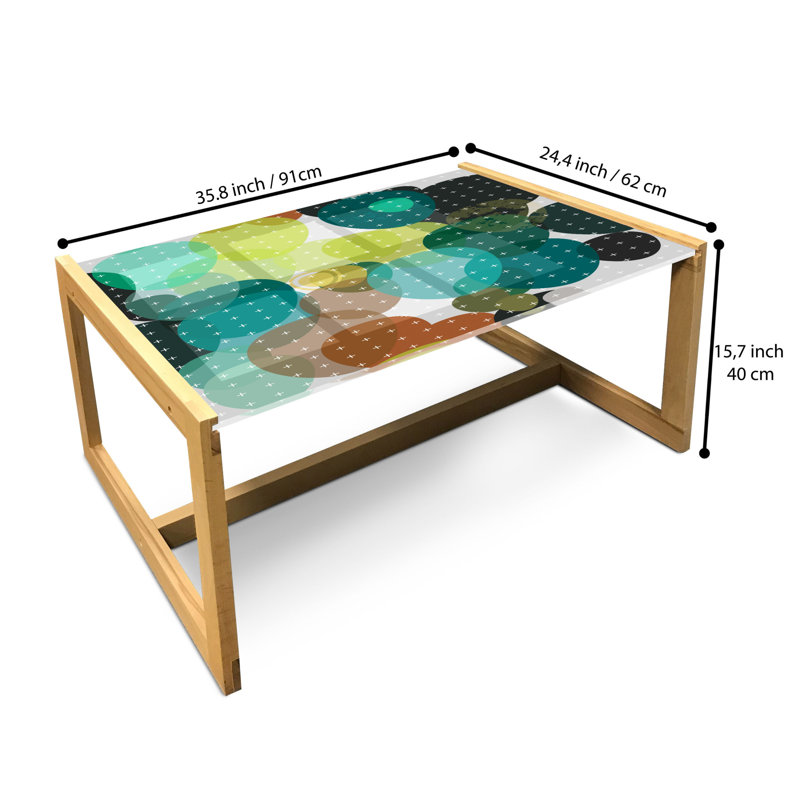 Jacaury Sled Coffee Table, 90cm H x 62cm W x 40cm D